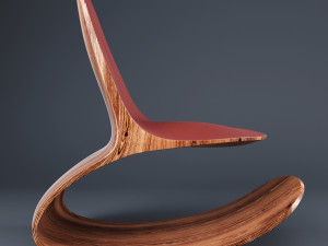 organic ode chair Modèle 3D