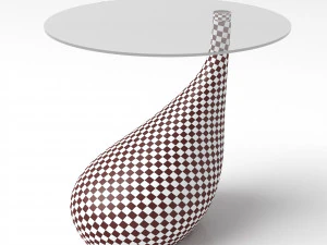 tears red table 3D Model