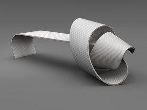 knot bench Modelo 3D