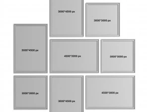 lines frames 3D Model