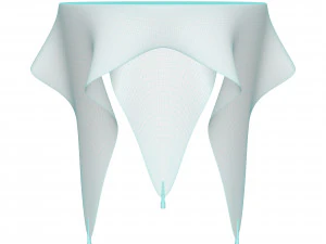 幻觉边桌 3D 模型