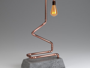 vintage desk lamp Modello 3D