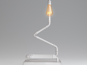 vintage desk lamp Modello 3D