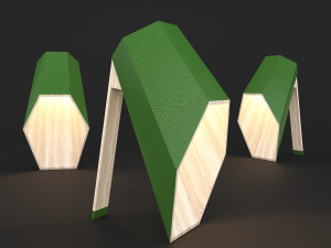 woodspot light Modello 3D