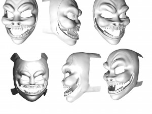 concept character art fictional mystery pop culture mask 3D Print Model
