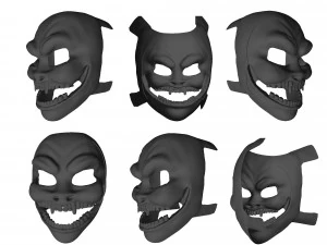concept character art fictional mystery pop culture mask 3D Print Model