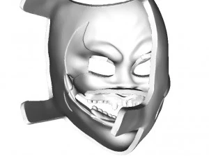 concept character art fictional mystery pop culture mask 3D Print Model