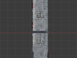 stylized vintage brick lighthouse low-poly 3D 模型