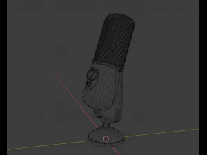 of the microphone 3D Model