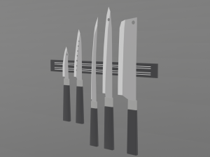 knife set 3D मॉडल