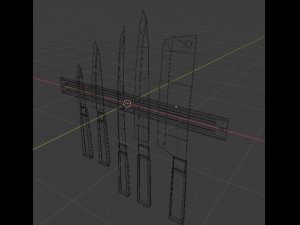 knife set 3D Model