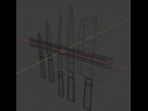 knife set 3D Model