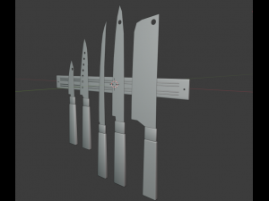 knife set 3D Model