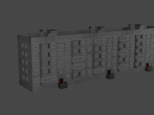 house of the soviet construction 3D Model