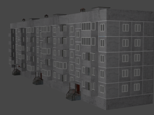 house of the soviet construction 3D Model