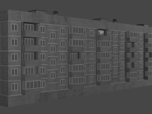 house of the soviet construction 3D Model