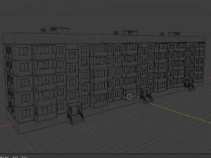house of the soviet construction 3D Model