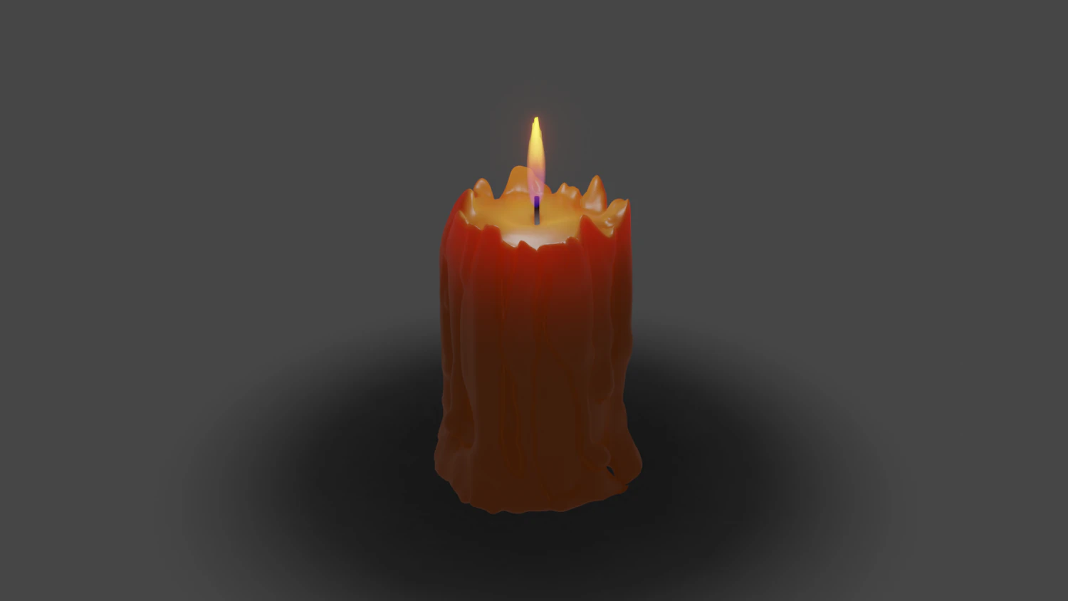 candle 3D Model .c4d .max .obj .3ds .fbx .stl .blend 