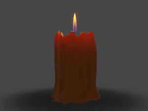 candle Modèle 3D