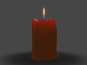 candle 3D Model
