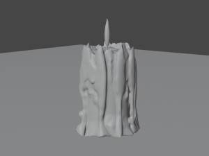 candle Modèle 3D