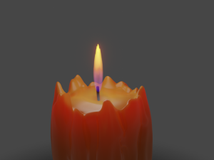 candle Modèle 3D