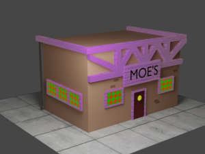 moes pub 3D Model