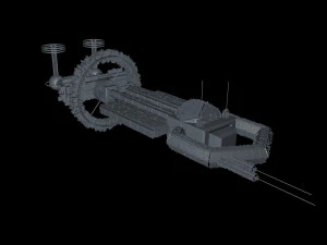 spaceship 3D Model