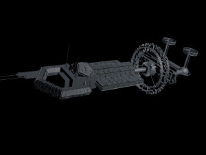 spaceship 3D Model
