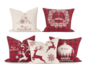 cute christmas pillows Modelo 3D