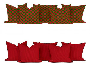 cute christmas pillows 3D Model