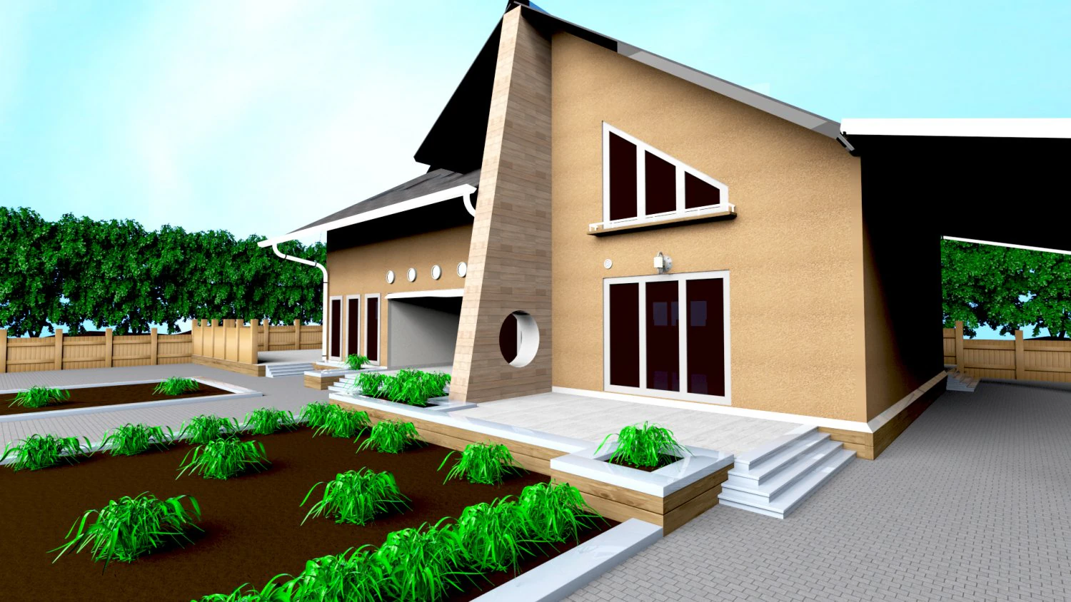 cottage 3D Model .c4d .max .obj .3ds .fbx .stl .blend 