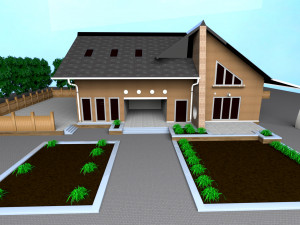 cottage Model 3D