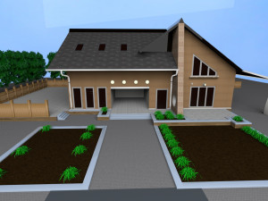 cottage Model 3D