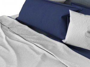 bed azul molteni Modello 3D