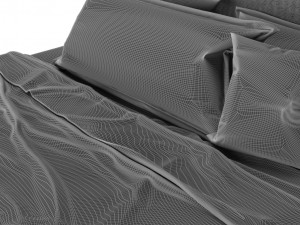 bed azul molteni Modello 3D
