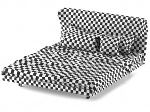 bed azul molteni Modello 3D