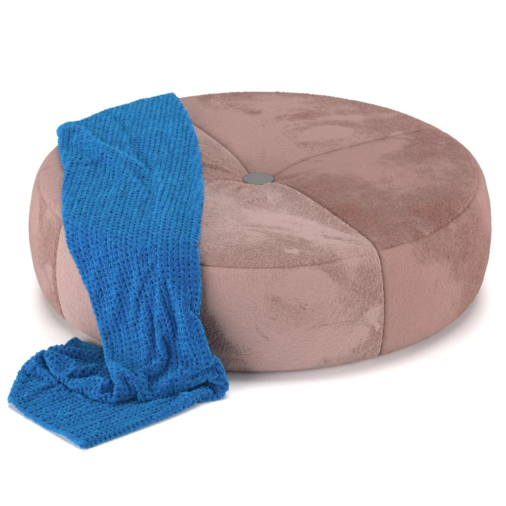 round pouf aley lema 3D Model .c4d .max .obj .3ds .fbx .stl .blend 