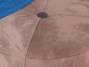 round pouf aley lema Modèle 3D