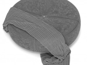round pouf aley lema Modèle 3D