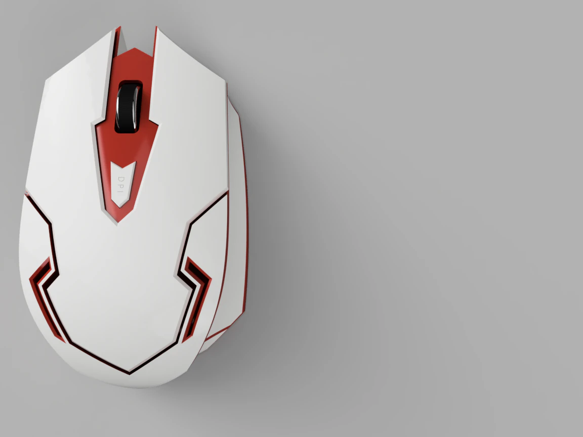 gaming mouse 3D Model .c4d .max .obj .3ds .fbx .stl .blend