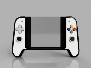 कूलर के साथ स्मार्टफोन या पीसी के लिए ब्लूटूथ गेमपैड 3D मॉडल