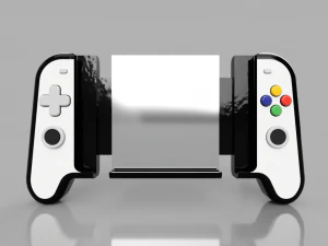 bluetooth gamepad for smartphone or pc with cooler 3D Model