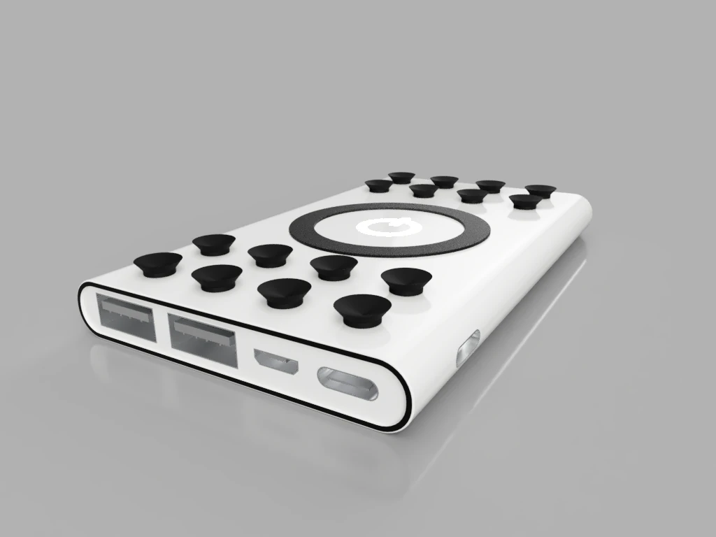 sticky power bank 3D Model .c4d .max .obj .3ds .fbx .stl .blend