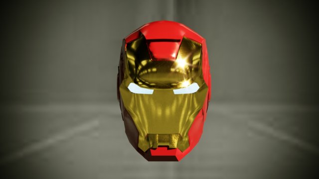 ironman low 3D Model .c4d .max .obj .3ds .fbx .stl .blend 