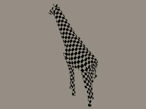 giraffe low poly 3D Model