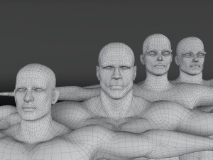 14 rigged base mesh Model 3D