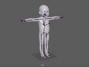 14 rigged base mesh Model 3D
