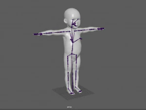14 rigged base mesh 3D Model