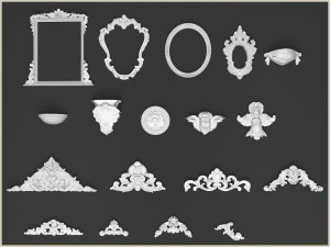 43 ornament imm brush for zbrush 3D Model